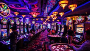 Antarmuka aplikasi Microgaming jayabola 1 di Android menampilkan koleksi slot dan meja live dealer